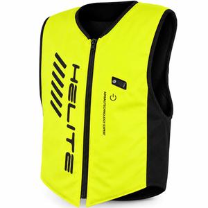 Airbagová vesta Helite Double Turtle Hivis zeleno-žltá