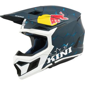 Detská motokrosová helma KINI Red Bull MX3 1.0 modro-biela