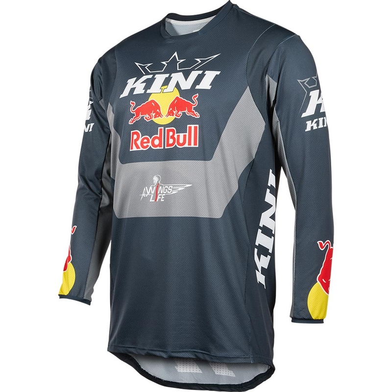 Motokrosový dres KINI Red Bull MXC 1.0 antracitový