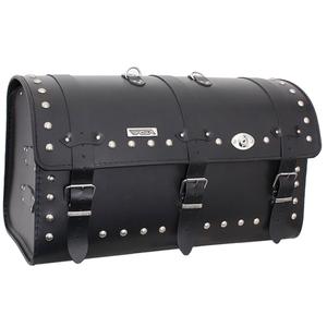 Kožený kufor na moto Chopper RSA-18B so zámkom