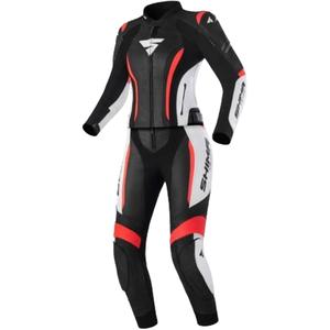 Dámska kombinéza na motocykel Shima Miura 2.0 čierno-bielo-fluorescenčno červená