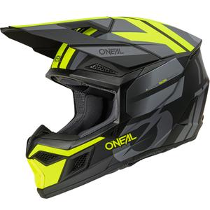 Motokrosová prilba O´Neal 3SRS Ride matná čierno-šedo-fluo žltá