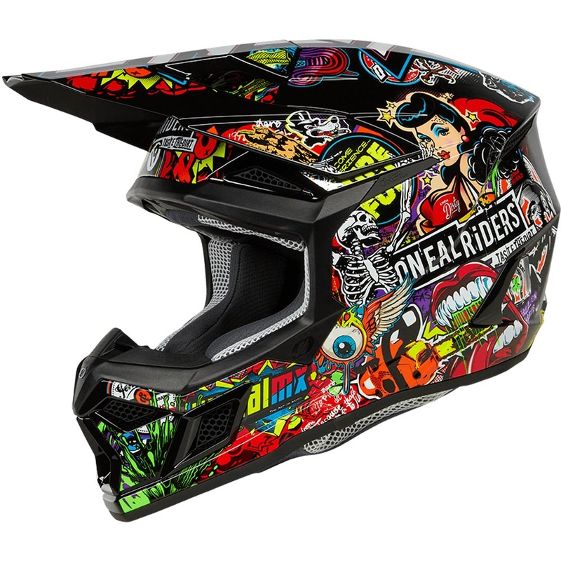 Motokrosová helma O´Neal 3SRS Crank viacfarebná