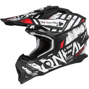 Motokrosová helma O´Neal 2SRS Glitch čierno-biela