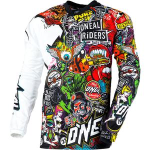 Motokrosový dres O´Neal Mayhem Crank čierno-multi color