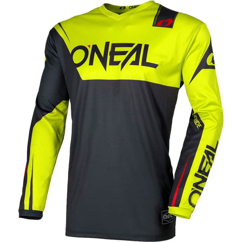 Motokrosový dres O'Neal Element Racewear čierno-žltý