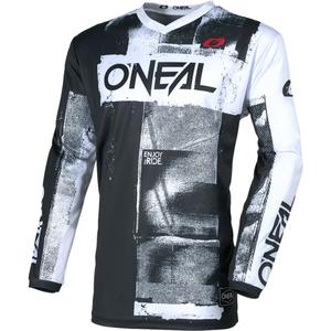 Motokrosový dres O'Neal Element Roller čierno-biely