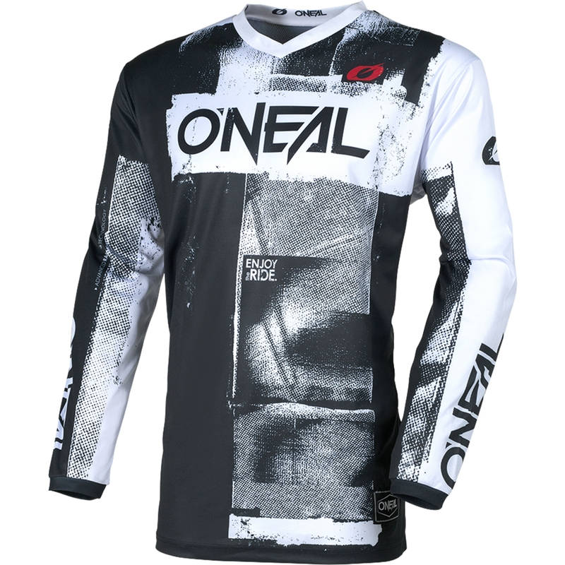 Motokrosový dres O'Neal Element Roller čierno-biely
