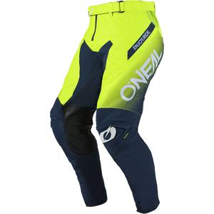 Motokrosové nohavice O'Neal Mayhem Hexx modro-fluo žlté