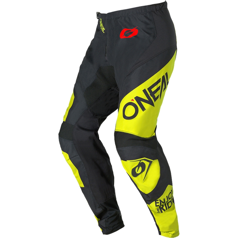 Motokrosové nohavice O´Neal Element Racewear čierno-fluo žlté