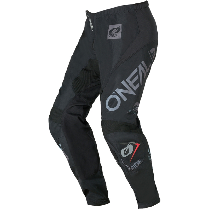 Motokrosové nohavice O´Neal Element Brand čierno-sivé