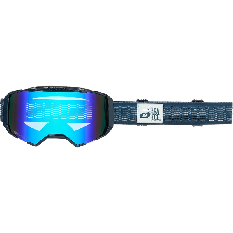 Motokrosové okuliare O´Neal B-22 Static modré (iridiové modré plexi)
