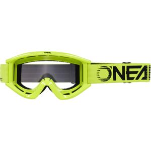 Motokrosové okuliare O´Neal B-Zero fluo žlté (číre plexi)
