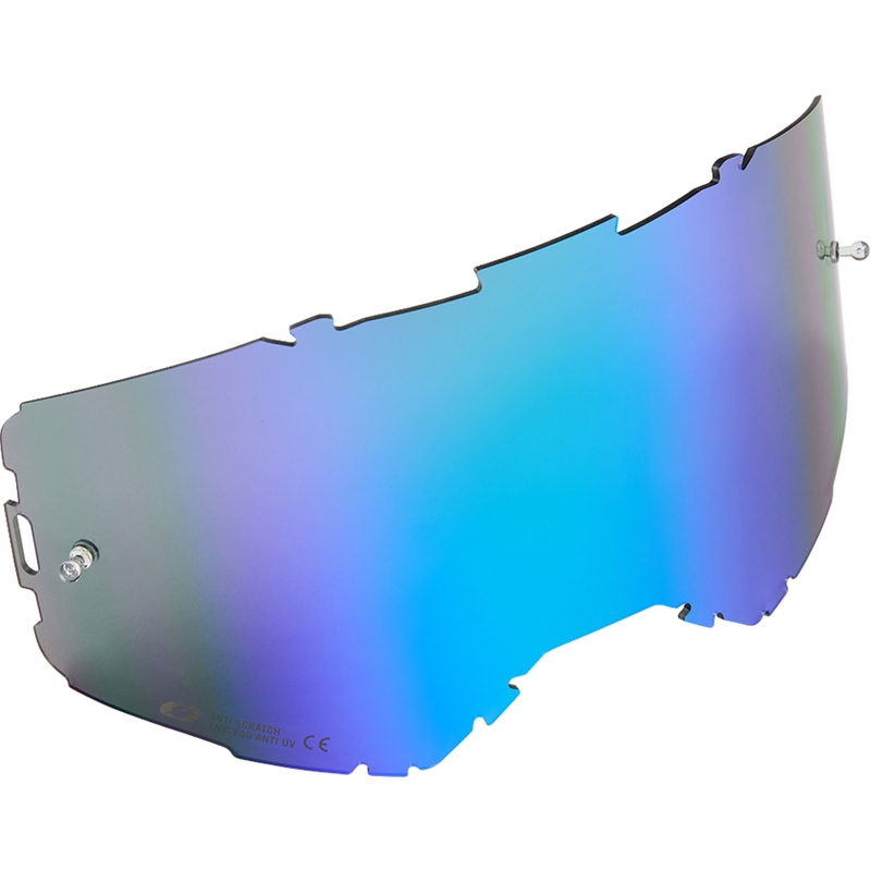 Plexi pre motokrosové okuliare O´Neal B-22, B-33 modro irídiové