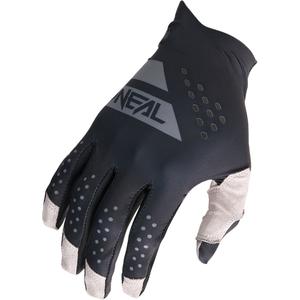 Motokrosové rukavice O´Neal Pin it Slip on čierno-šedé
