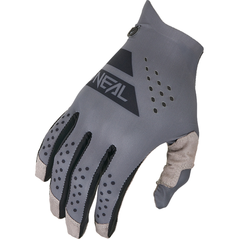Motokrosové rukavice O´Neal Pin it Slip on šedo-čierne