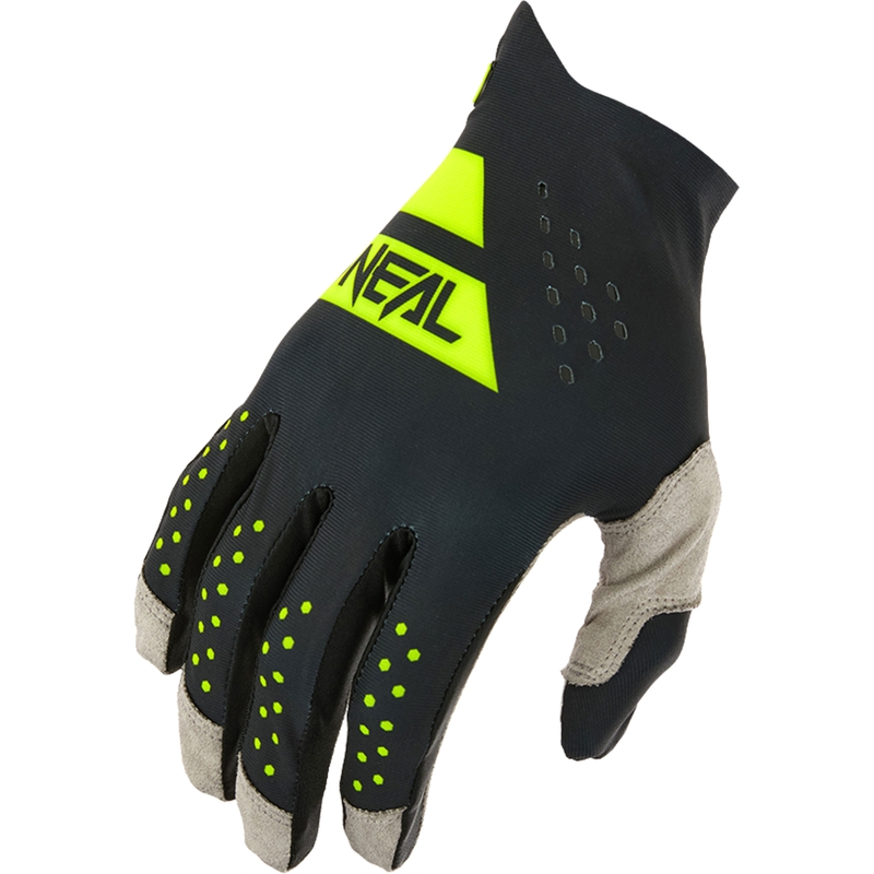 Motokrosové rukavice O´Neal Pin it Slip on čierno-fluo žlté