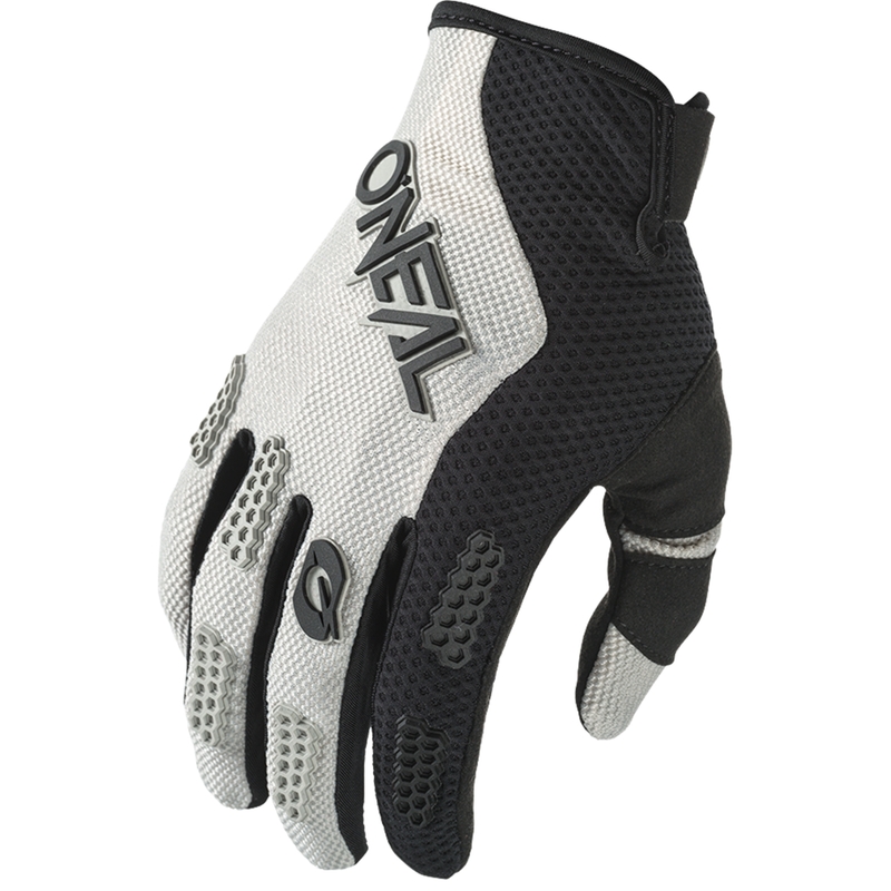 Motokrosové rukavice O´Neal Element Racewear čierno-šedé