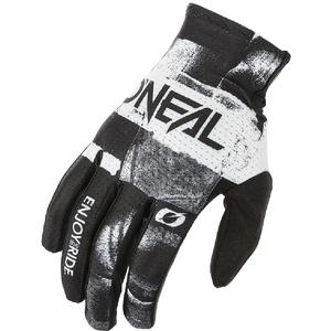 Motokrosové rukavice O´Neal Matrix Roller čierno-biele