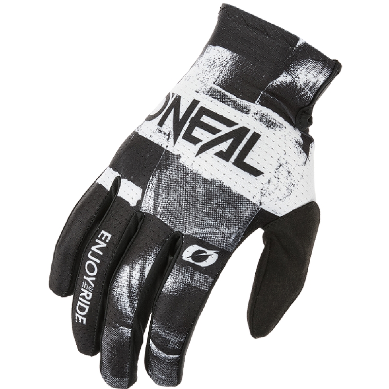 Motokrosové rukavice O´Neal Matrix Roller čierno-biele