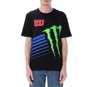 Tričko Fabio Quartararo Monster Energy Logo čierne
