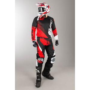 Komplet (dres + nohavice) Shot DEVO Ultimate čierno-červený