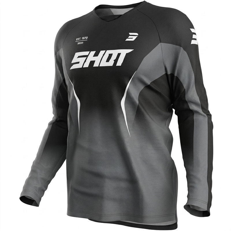 Motokrosový dres Shot Draw Clash čierny