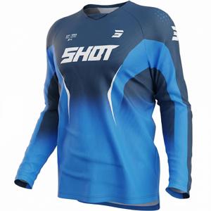 Motokrosový dres Shot Draw Clash modrý