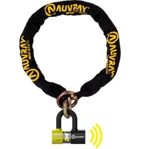 Reťazový zámok na motorku Auvray XTREM Chain so zámkom XTREM Mini Alert U čierny