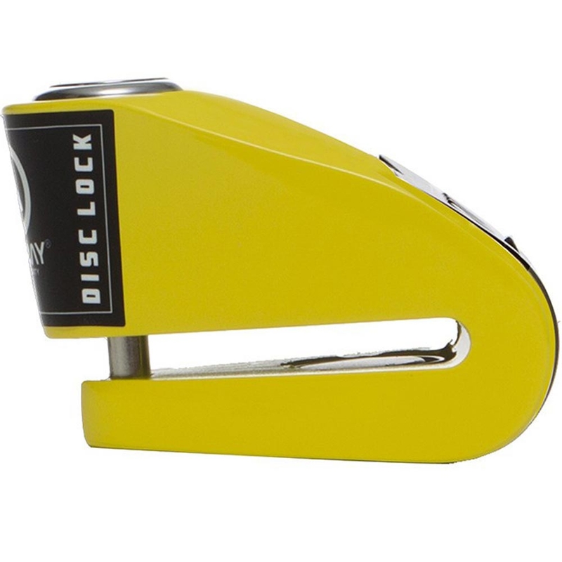 Zámok na brzdový kotúč Auvray B-Lock 06 s alarmom 120 dB žltý