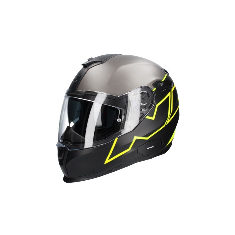 Prilba na motorku Nexx SX 100 Orion čierno-fluo žltá výpredaj