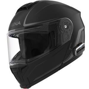 Výklopná helma na motorku s headsetom SENA Outrush 2 matná čierna