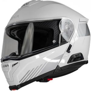 Výklopná helma na motorku s headsetom SENA Specter biela