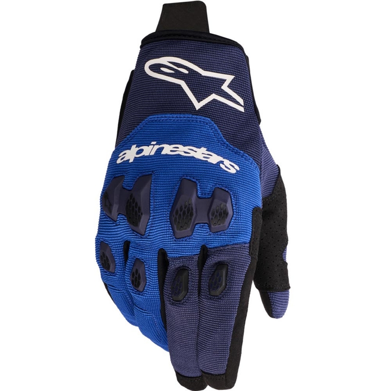 Motokrosové rukavice Alpinestars PRO-DURA modro-biele