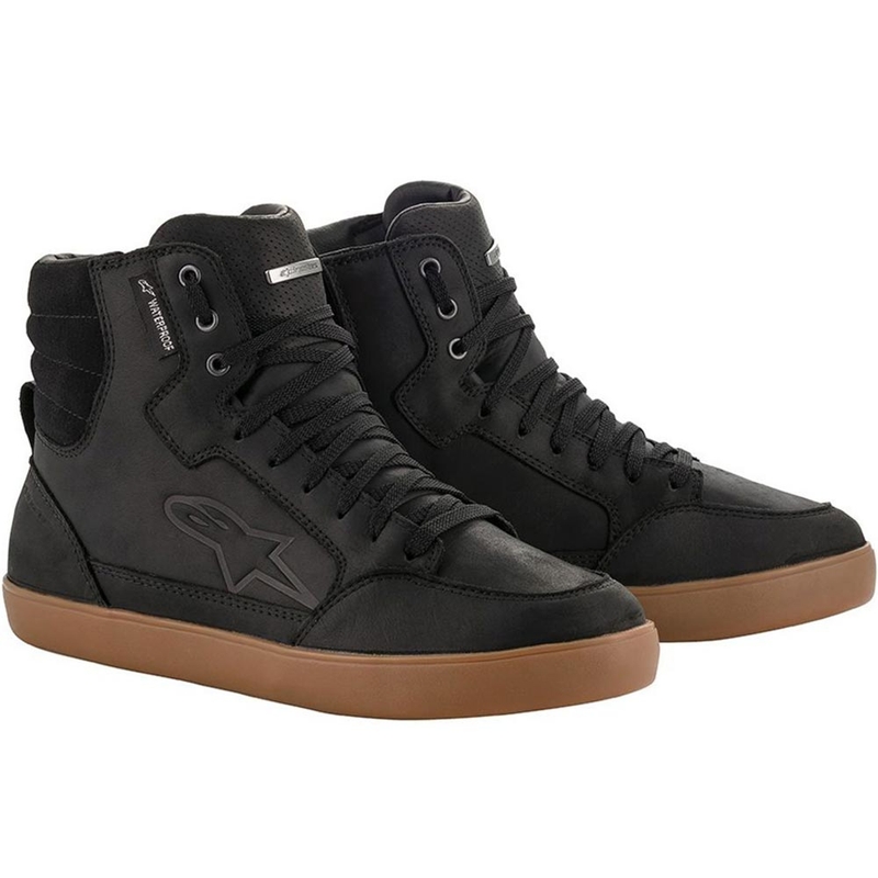 Topánky na motorku Alpinestars J-6 Waterproof čierno-gumové