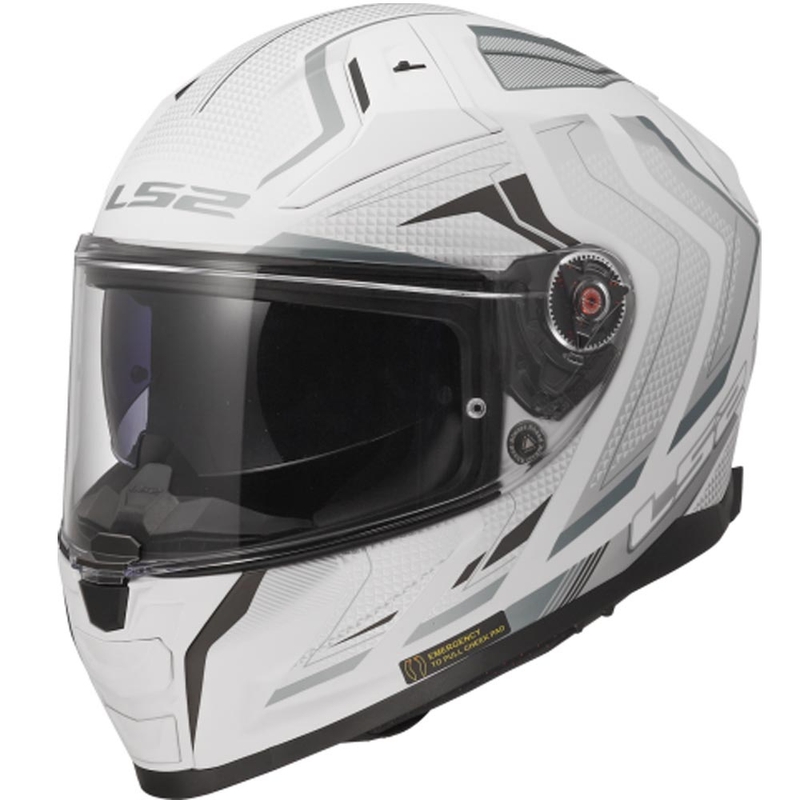 Integrálna helma na motorku LS2 FF811 Vector II Alizer matná biela