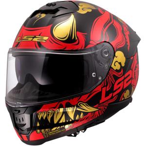 Integrálna helma na motorku LS2 FF808 Drako čierno-červené