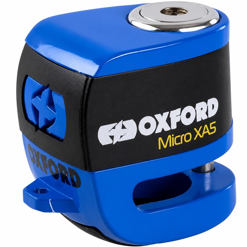 Zámok kotúčovej brzdy Oxford Micro XA5 - limitovaná edícia modrý