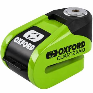 Zámok kotúčovej brzdy Oxford Quartz Alarm XA10 - limitovaná edícia zelený