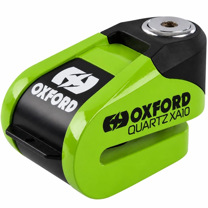 Zámok kotúčovej brzdy Oxford Quartz Alarm XA10 - limitovaná edícia zelený