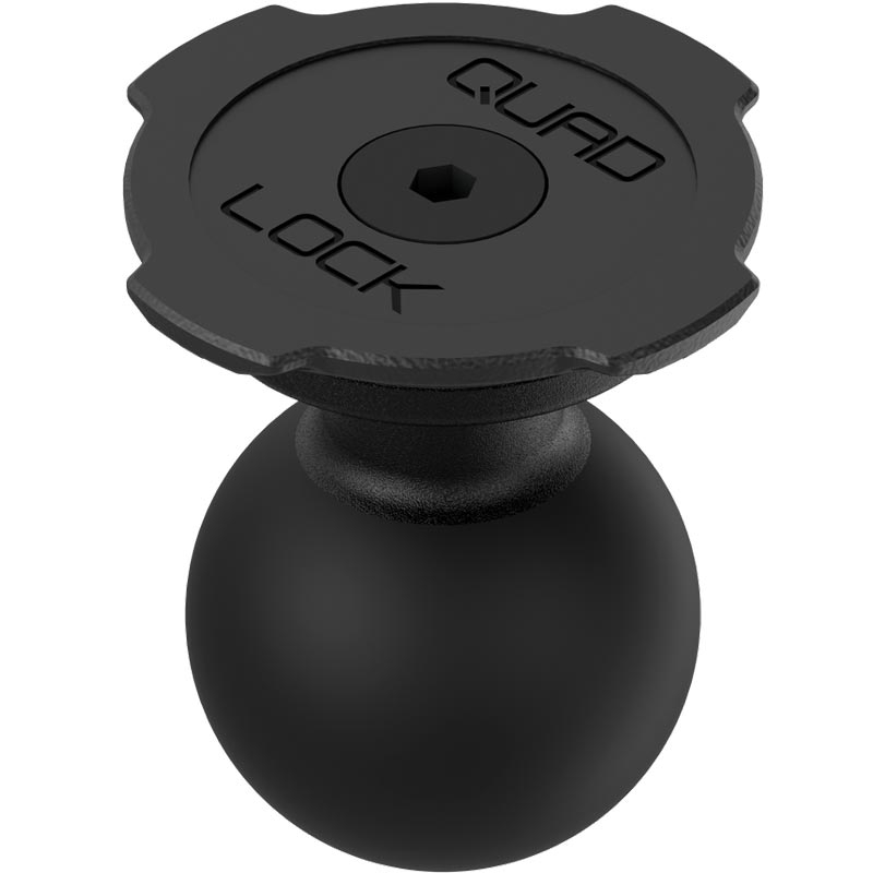 Adaptér Quad Lock® Car - Ball Top Cap Adaptors čierny