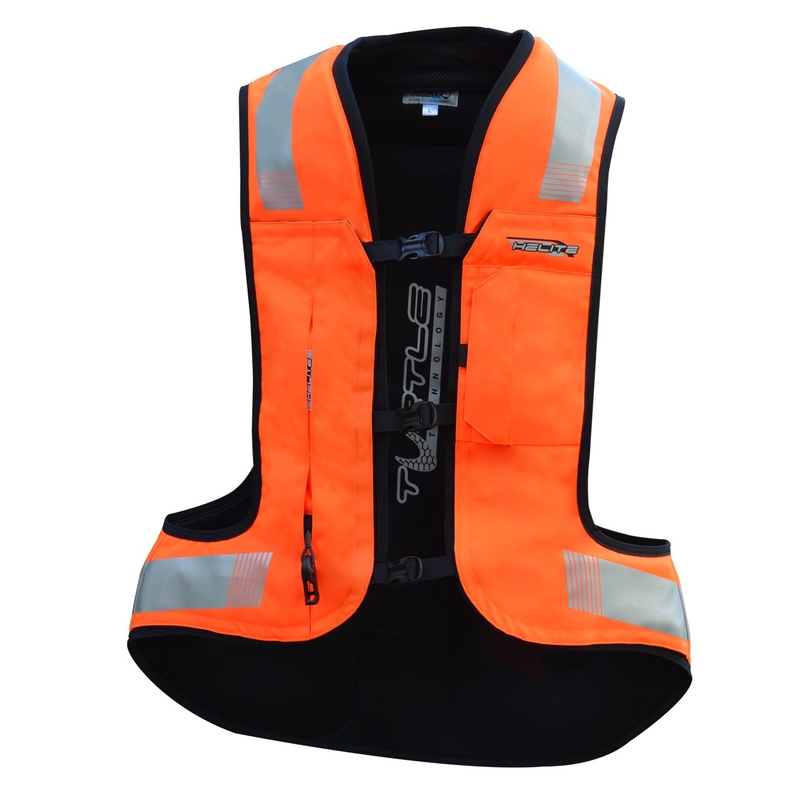 Airbagová vesta HELITE Turtle 2 fluo oranžová