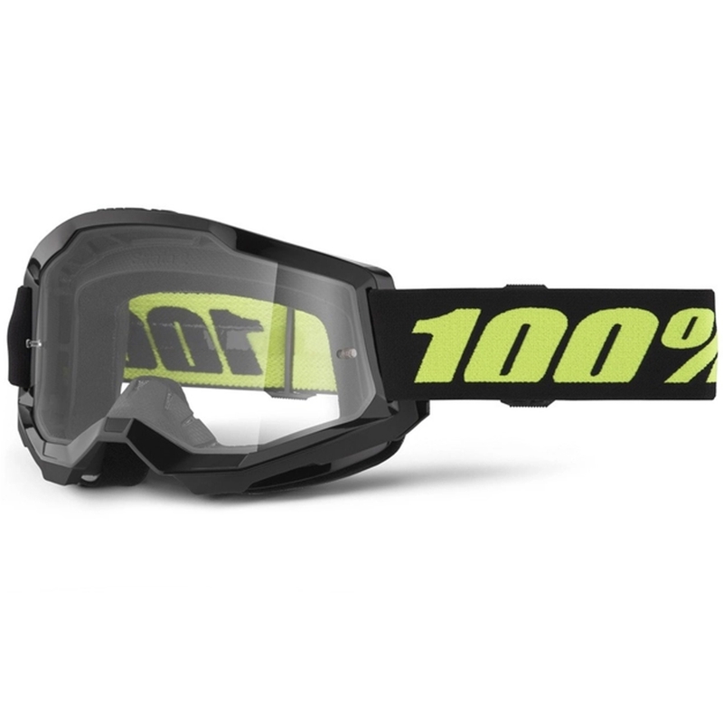 Motokrosové okuliare 100% STRATA 2 New Solar (číre plexi)