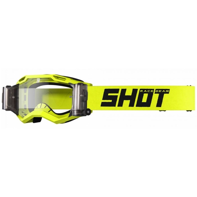 Motokrosové okuliare Shot Assault 2.0 Solid Roll-Off fluo žlté