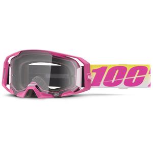 Motokrosové okuliare 100% ARmatic Sellars s čírym plexi
