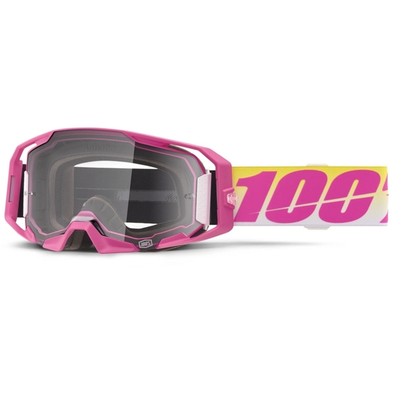Motokrosové okuliare 100% ARmatic Sellars s čírym plexi