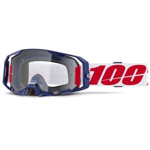 Motokrosové okuliare 100% ARmatic Mach Z s čírym plexi