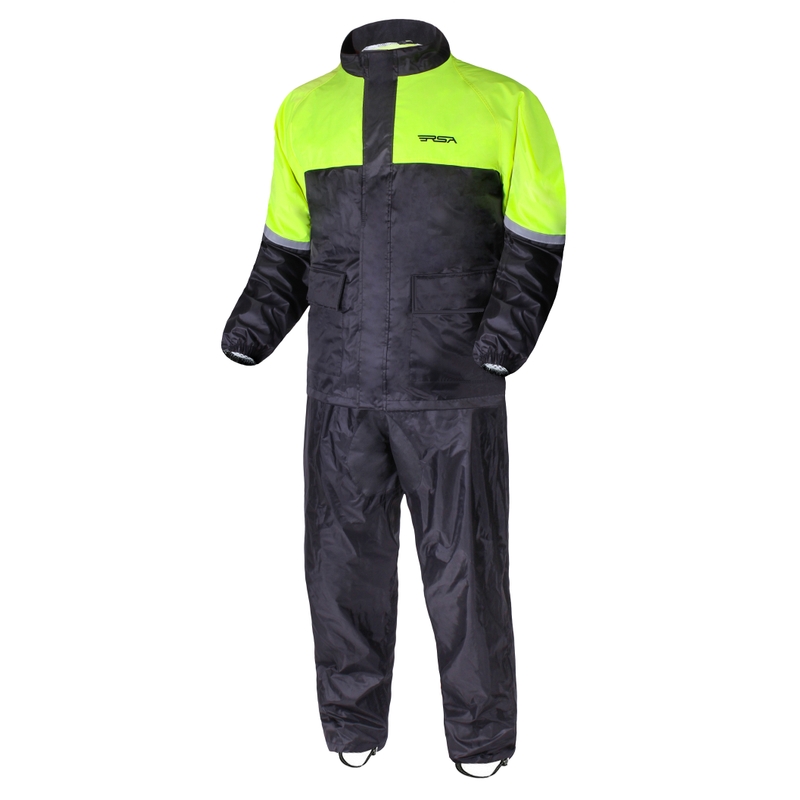 Moto pláštenka RSA Vision čierno-fluo žltá výpredaj