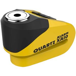 Zámok kotúčové brzdy Oxford Quartz Alarm XA10 žlto-čierny - II. akosť