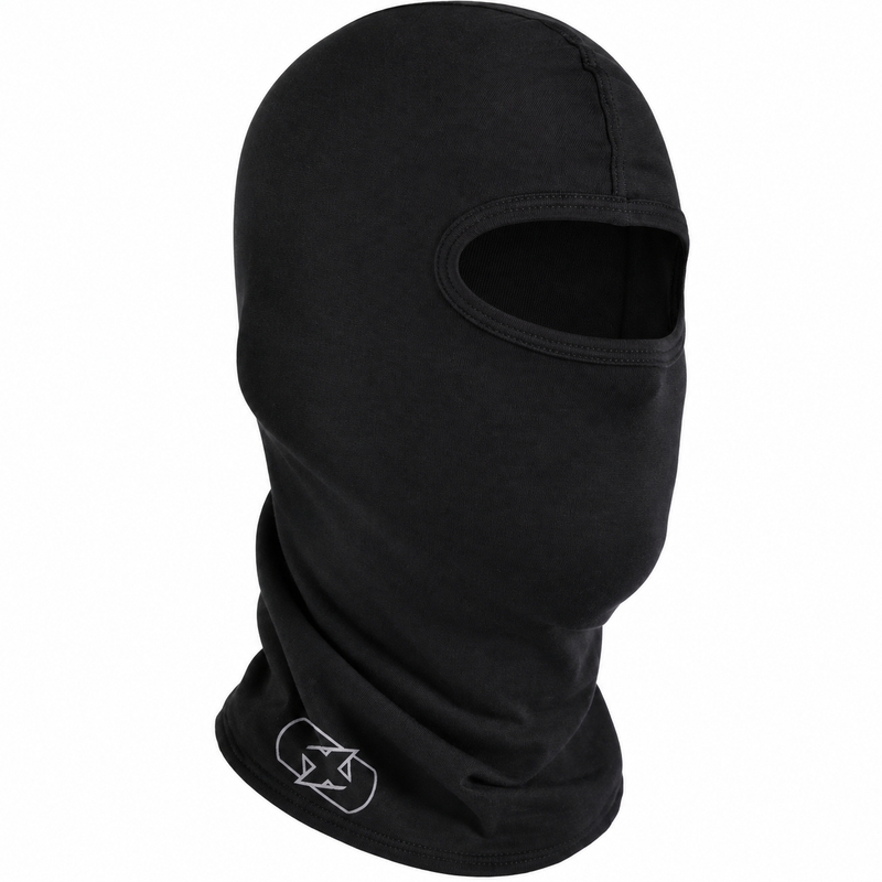 Kukla na motorku Oxford Balaclava Deluxe hodváb čierna